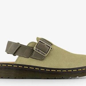 Dr. Martens Womens Olive Suede Jorge